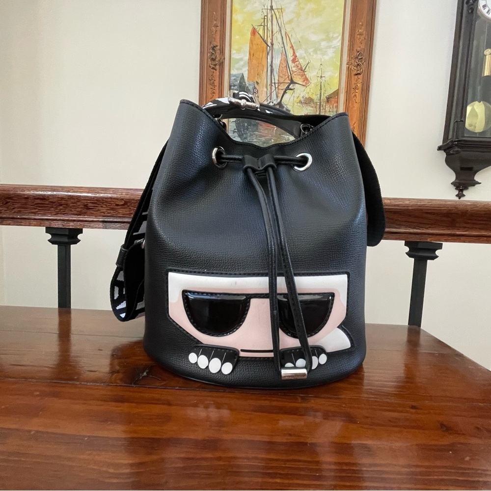 Karl Lagerfeld Paris Maybelle Bucket Bag - Picture 6 of 7